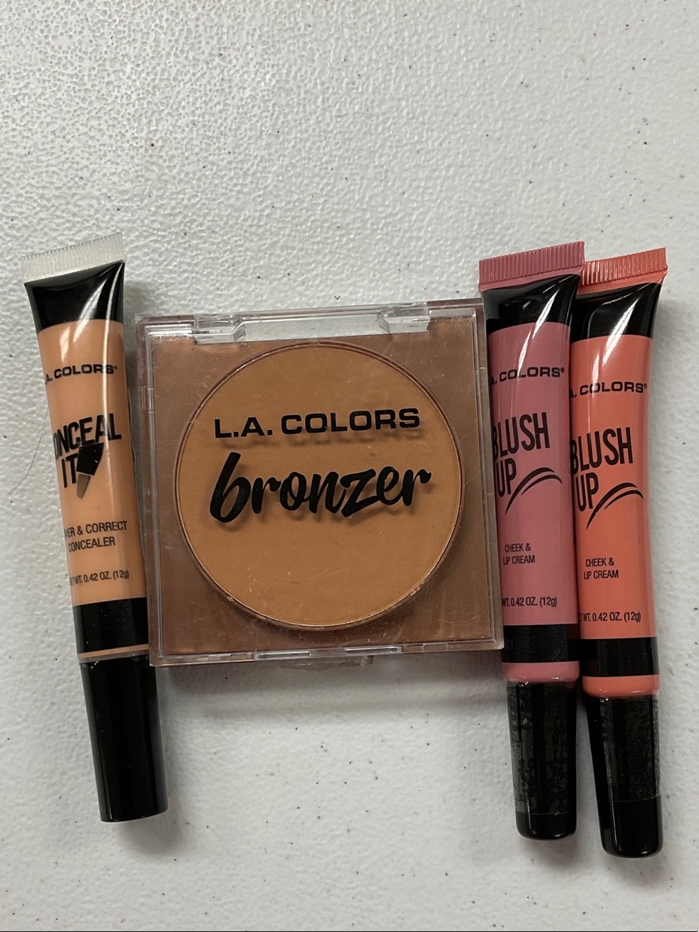 L.A. COLORS Bronzer & Blush Up Creams and conceal